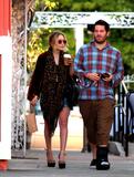 Mary Kate Olsen getting coffee at Brentwood Country Mart