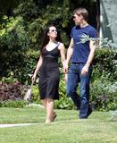 Kristin Davis with boyfriend in Santa Monica